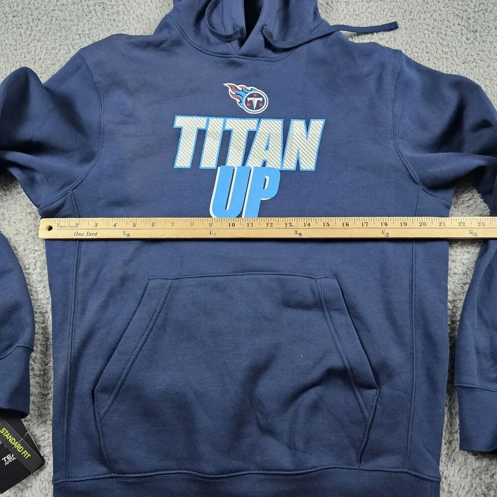 Tennessee Titans Hoodie Mens Small Navy Nike Standard NFL Football Pullover NEW